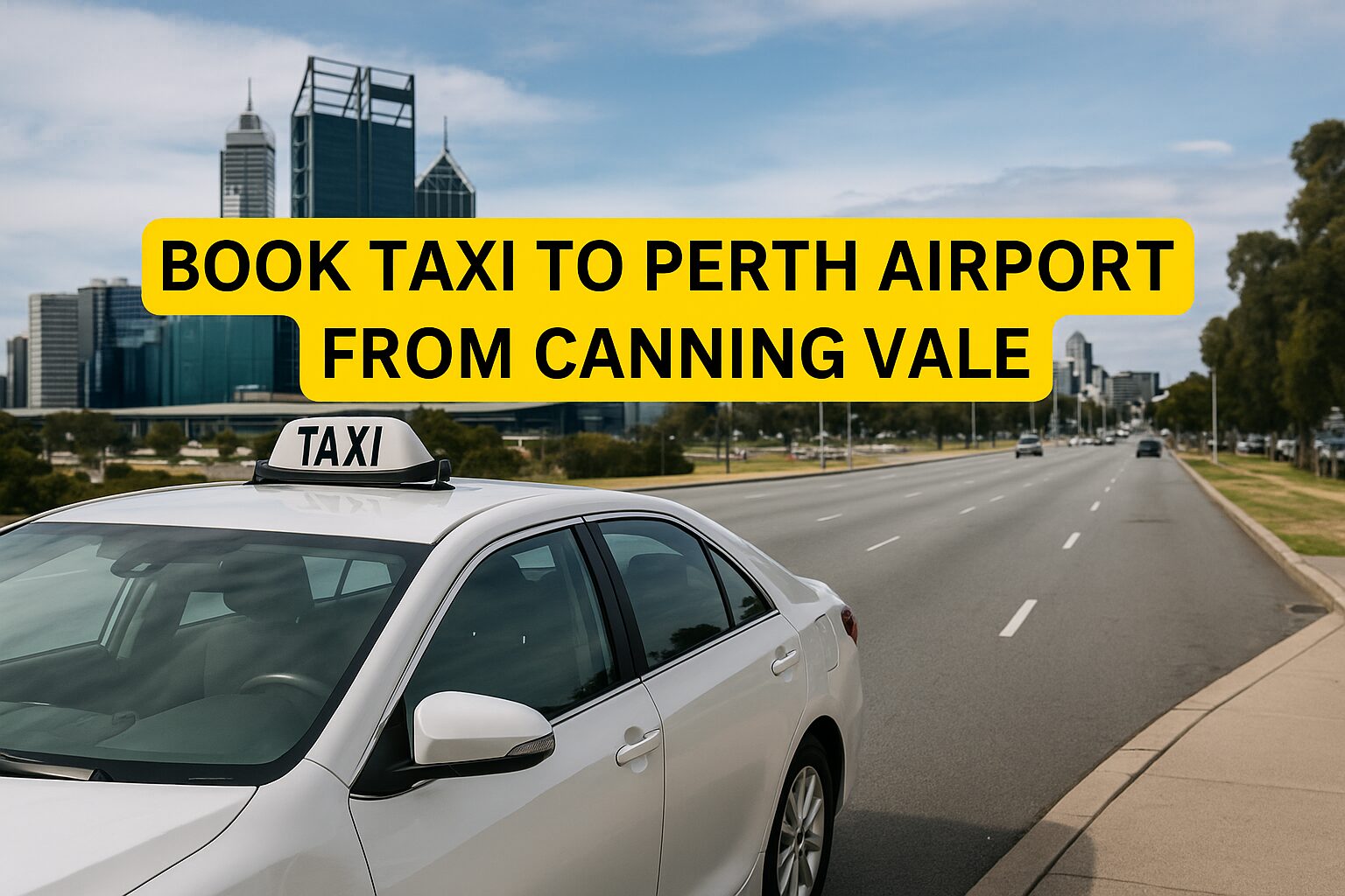 Book Taxi to Perth Airport from Canning Vale