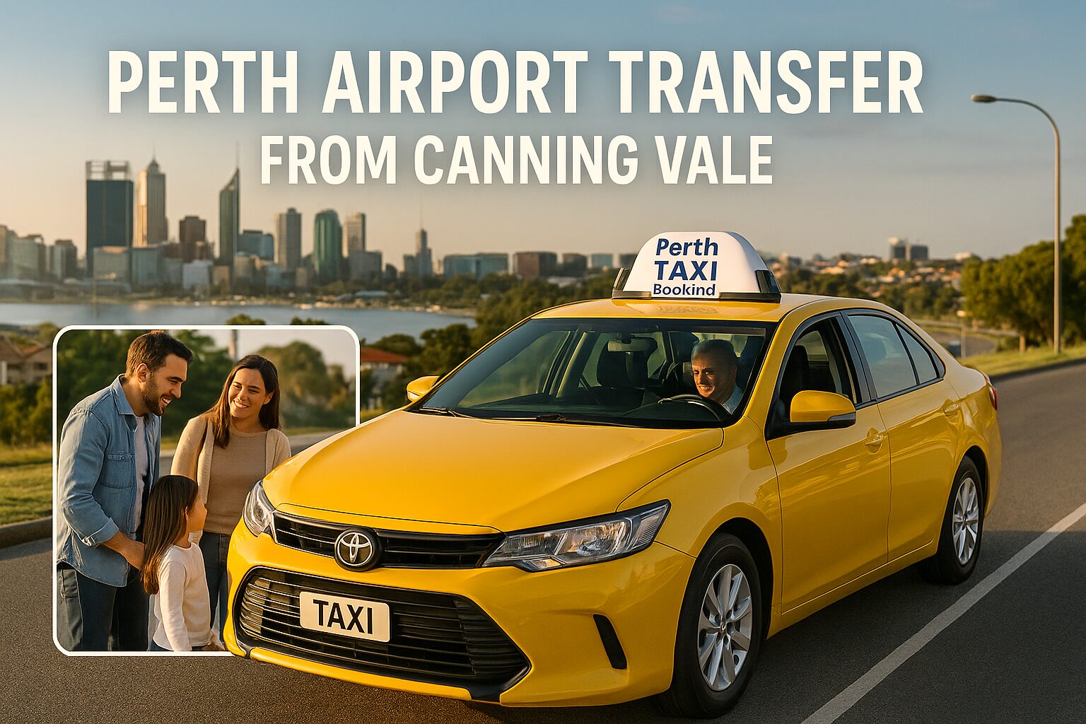 Perth Airport Transfer from Canning Vale - perth taxo Booking
